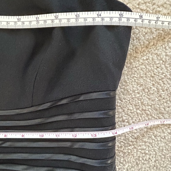 Banana Republic Black Wool Stretch Dress Sz 4P - Picture 5 of 9